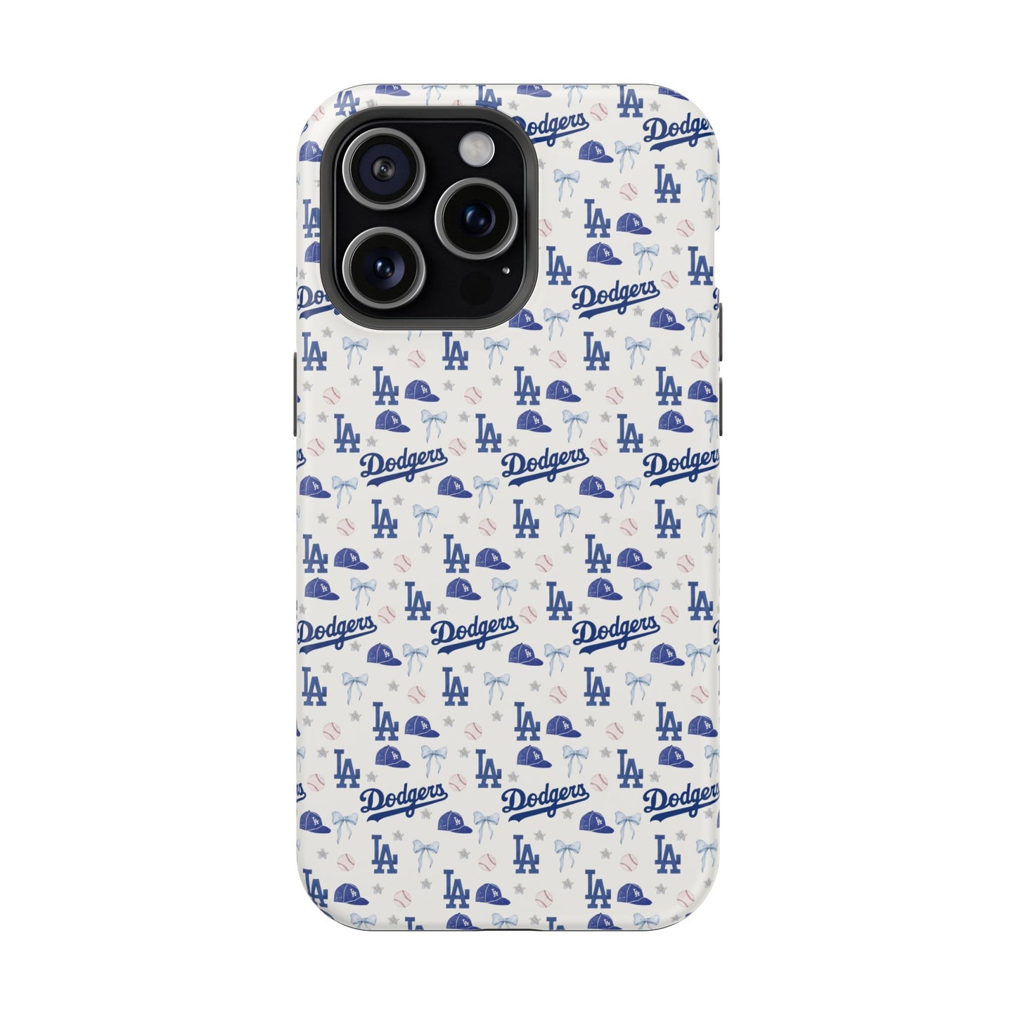 Los Angeles Dodgers Pattern Magnetic Impact-Resistant Phone Case