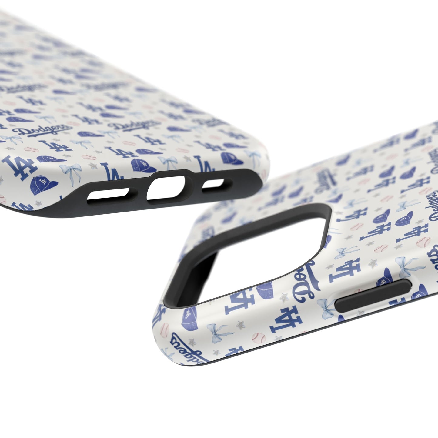 Los Angeles Dodgers Pattern Magnetic Impact-Resistant Phone Case