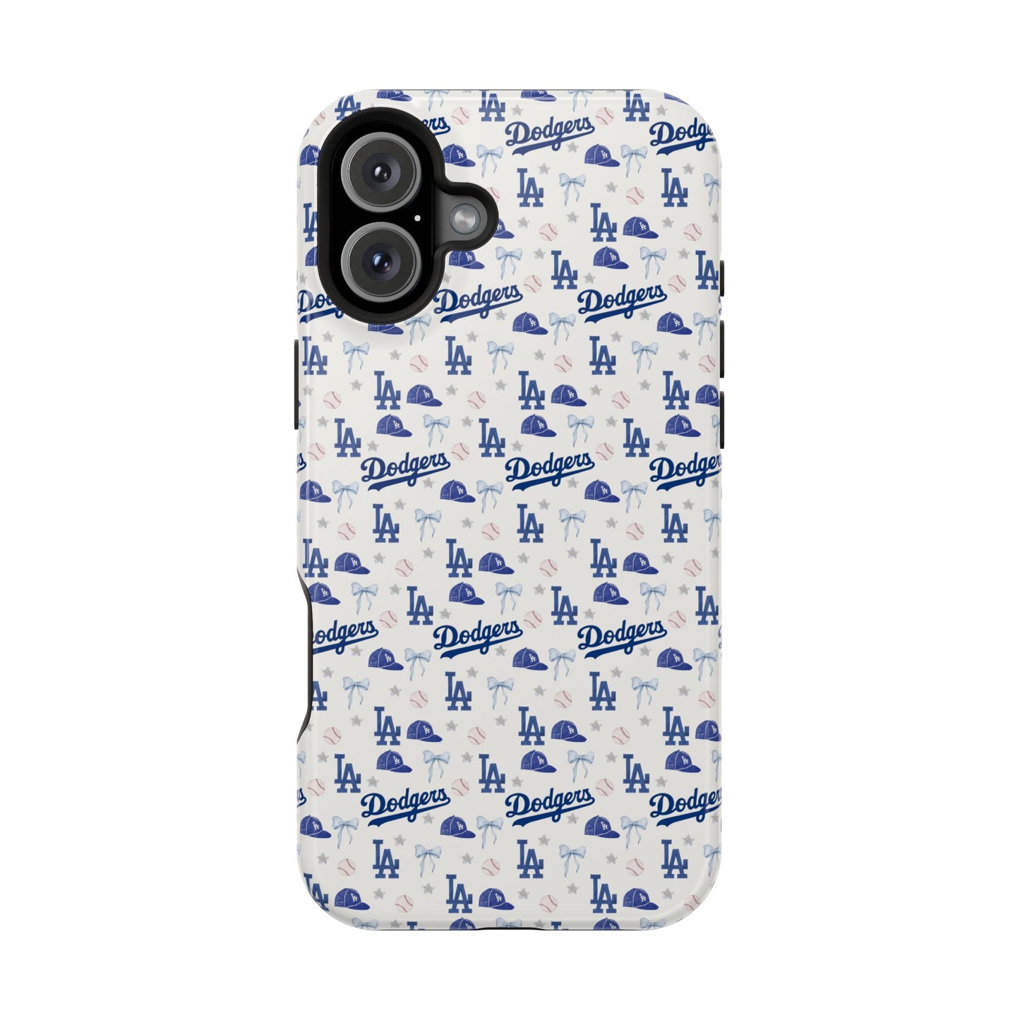 Los Angeles Dodgers Pattern Magnetic Impact-Resistant Phone Case