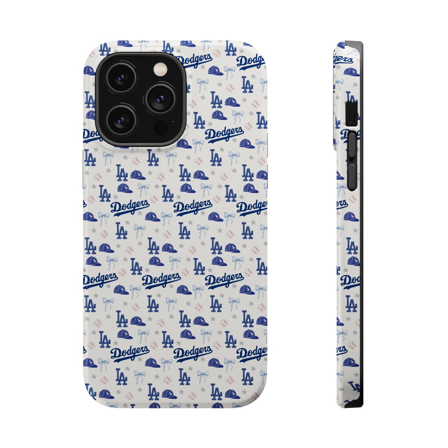 Los Angeles Dodgers Pattern Magnetic Impact-Resistant Phone Case