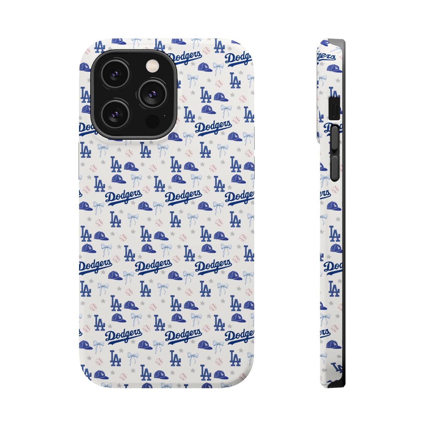 Los Angeles Dodgers Pattern Magnetic Impact-Resistant Phone Case
