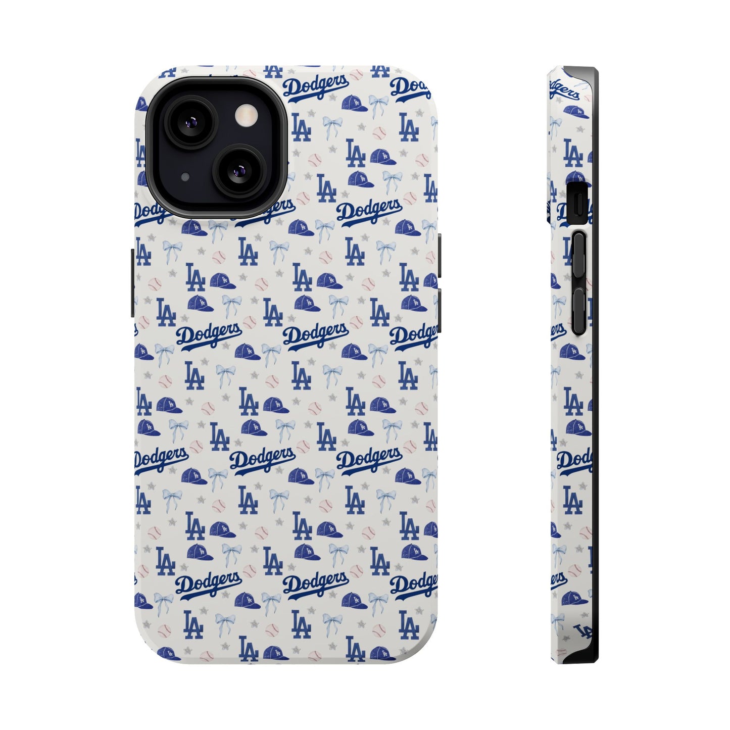 Los Angeles Dodgers Pattern Magnetic Impact-Resistant Phone Case