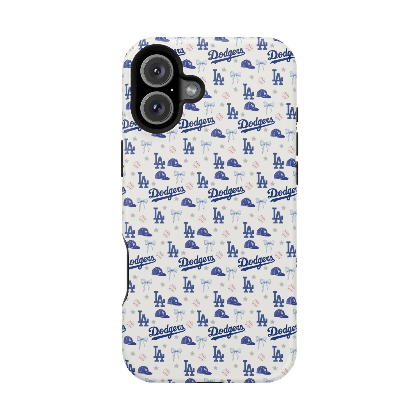 Los Angeles Dodgers Pattern Magnetic Impact-Resistant Phone Case