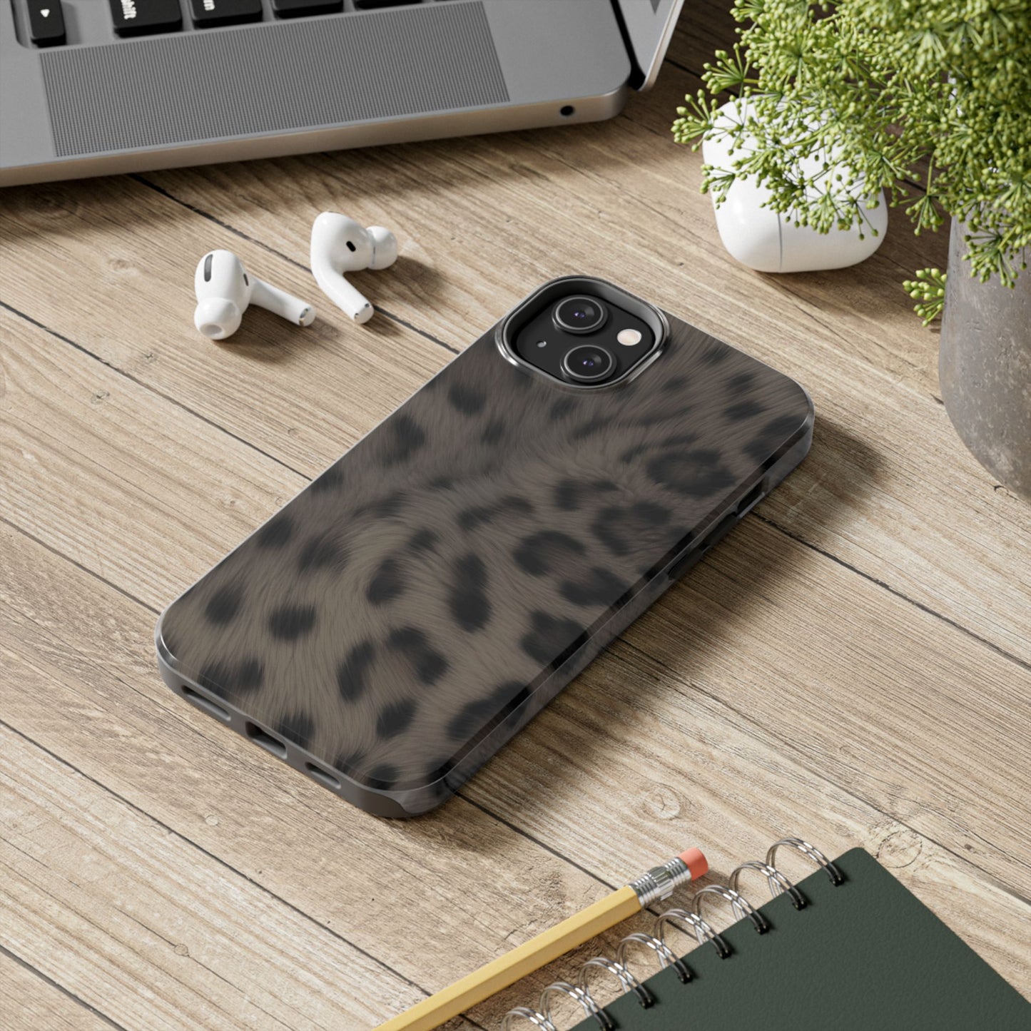 Leopard Print Tough Phone Case — Animal-Print Phone Cover
