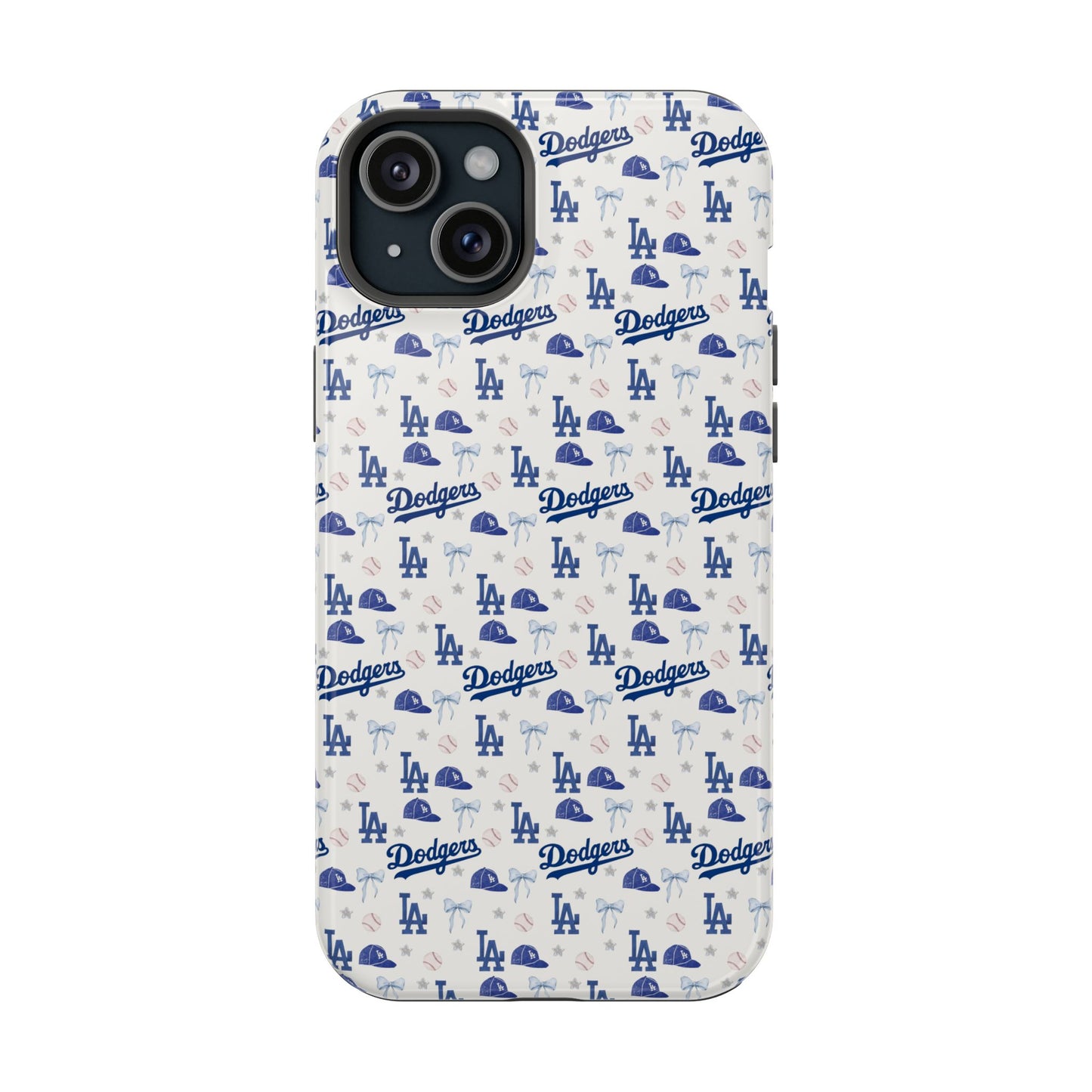Los Angeles Dodgers Pattern Magnetic Impact-Resistant Phone Case