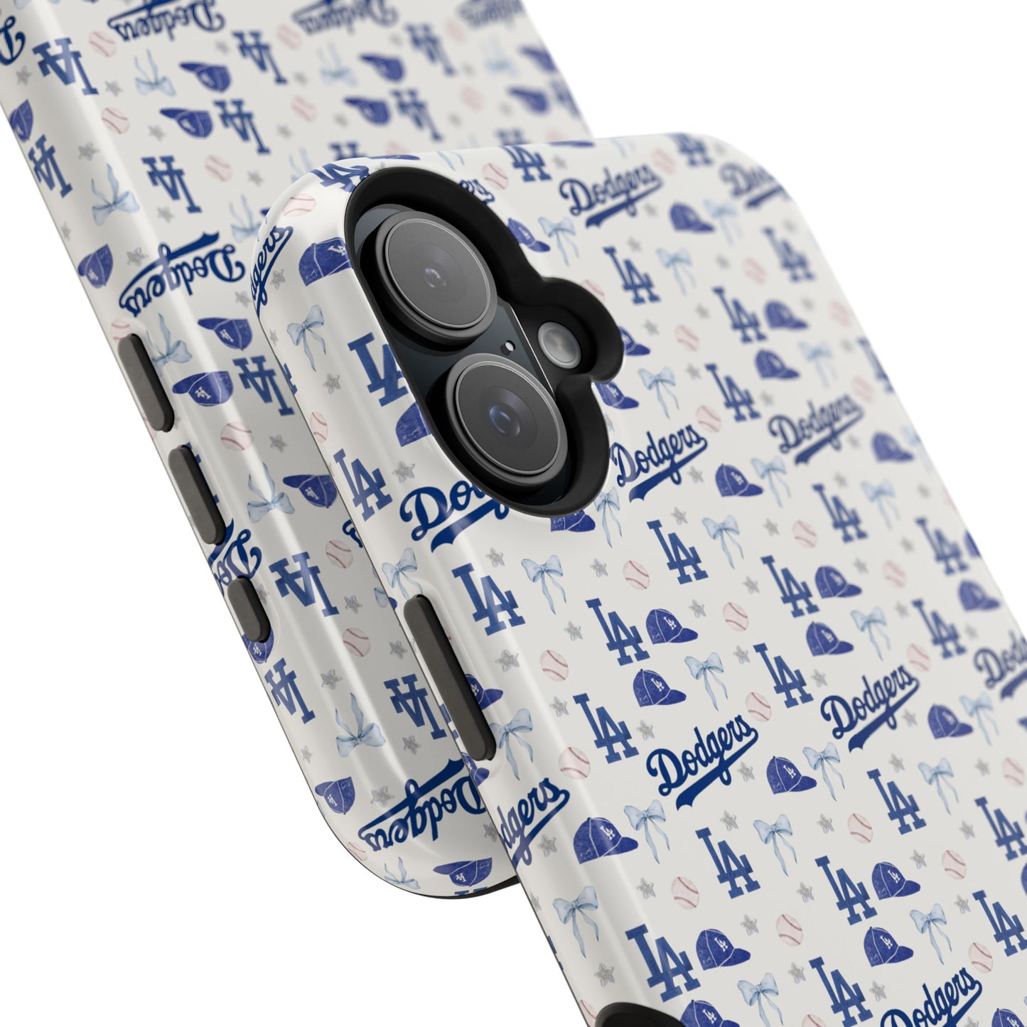 Los Angeles Dodgers Pattern Magnetic Impact-Resistant Phone Case