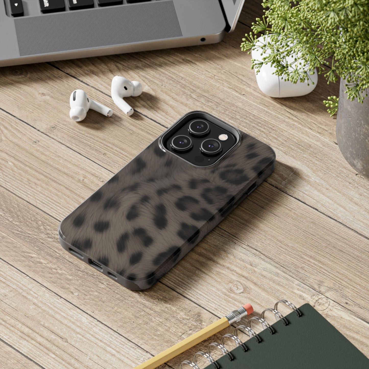 Leopard Print Tough Phone Case — Animal-Print Phone Cover