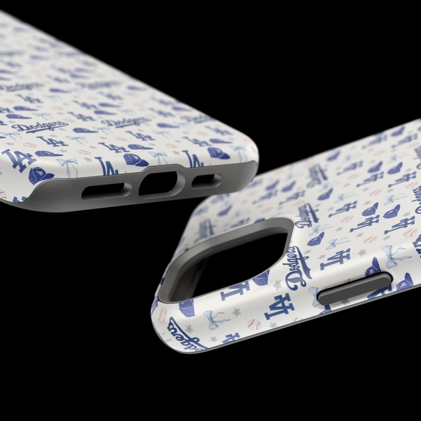 Los Angeles Dodgers Pattern Magnetic Impact-Resistant Phone Case