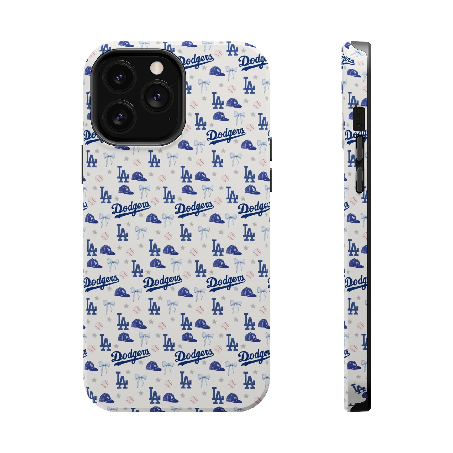Los Angeles Dodgers Pattern Magnetic Impact-Resistant Phone Case