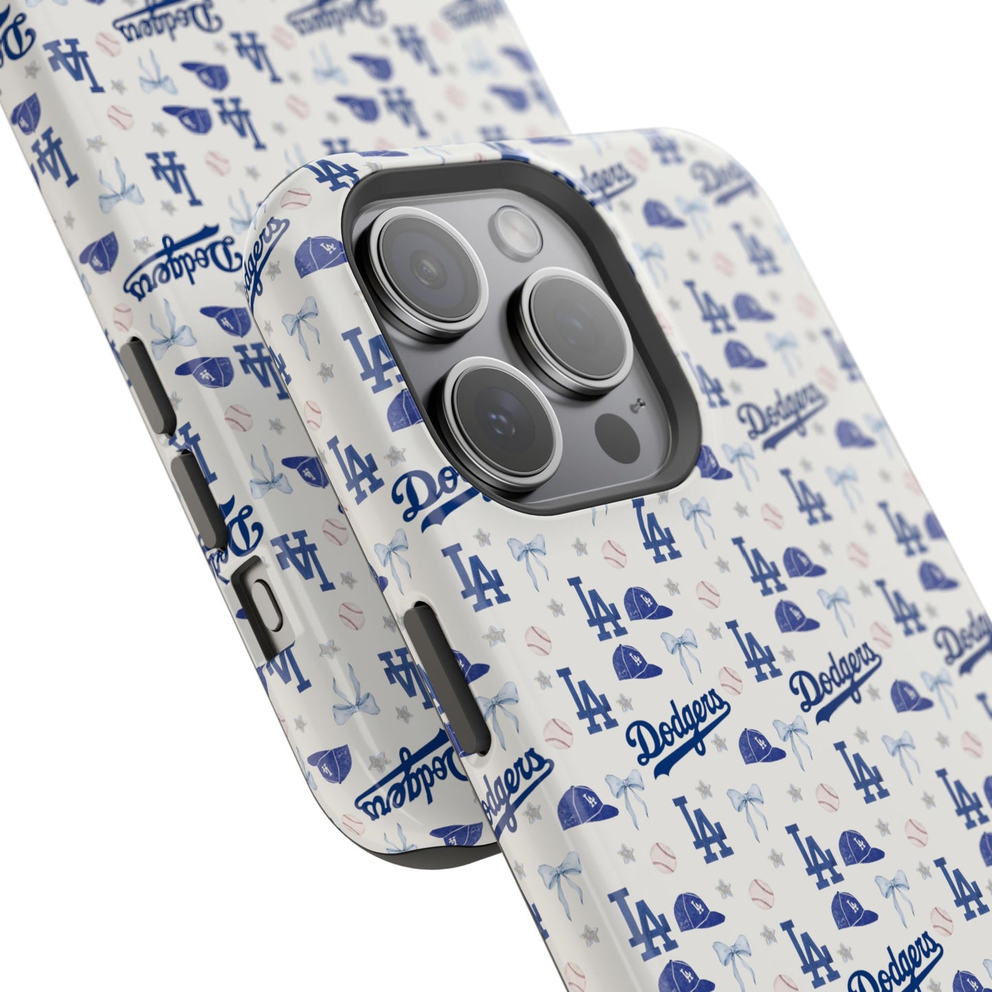 Los Angeles Dodgers Pattern Magnetic Impact-Resistant Phone Case