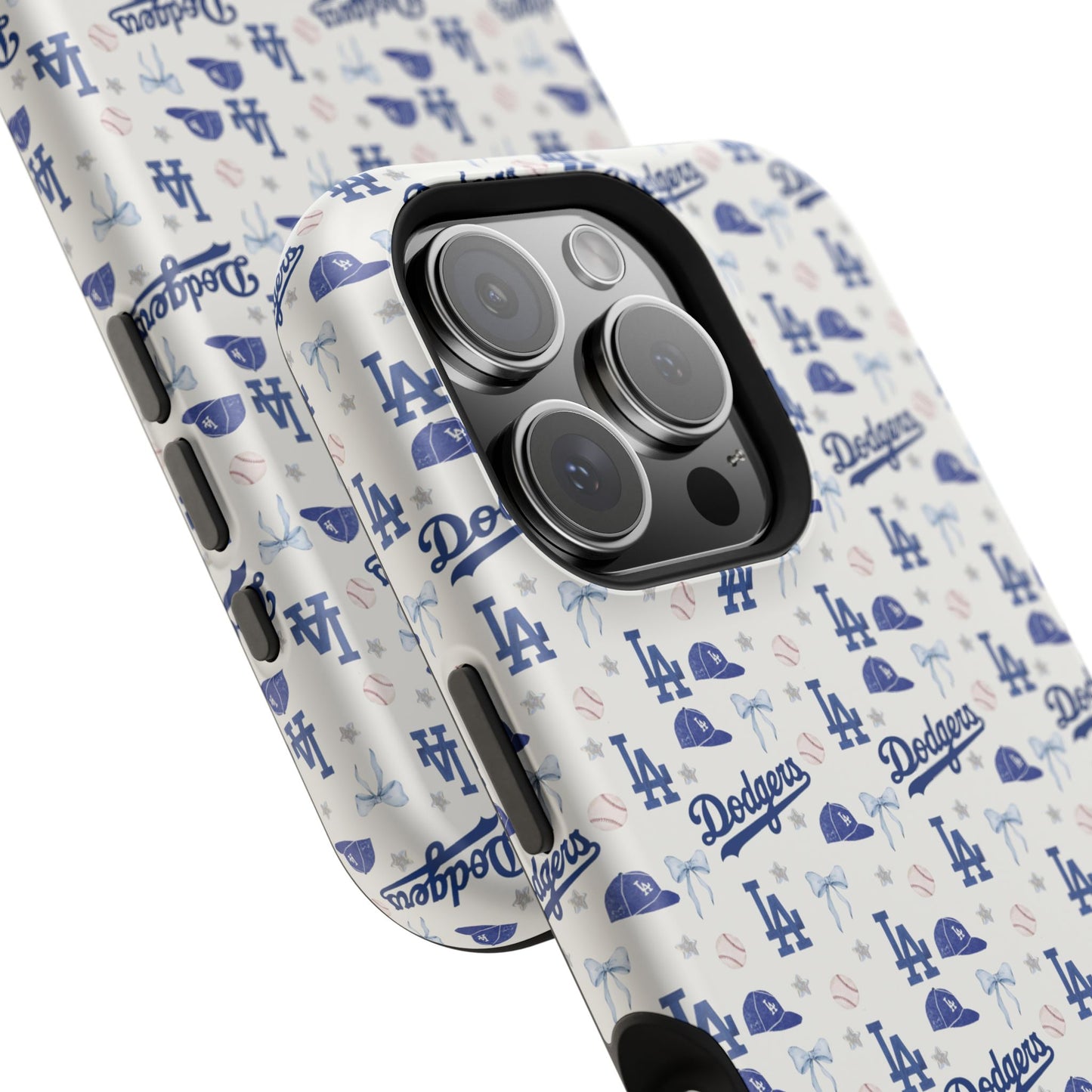 Los Angeles Dodgers Pattern Magnetic Impact-Resistant Phone Case