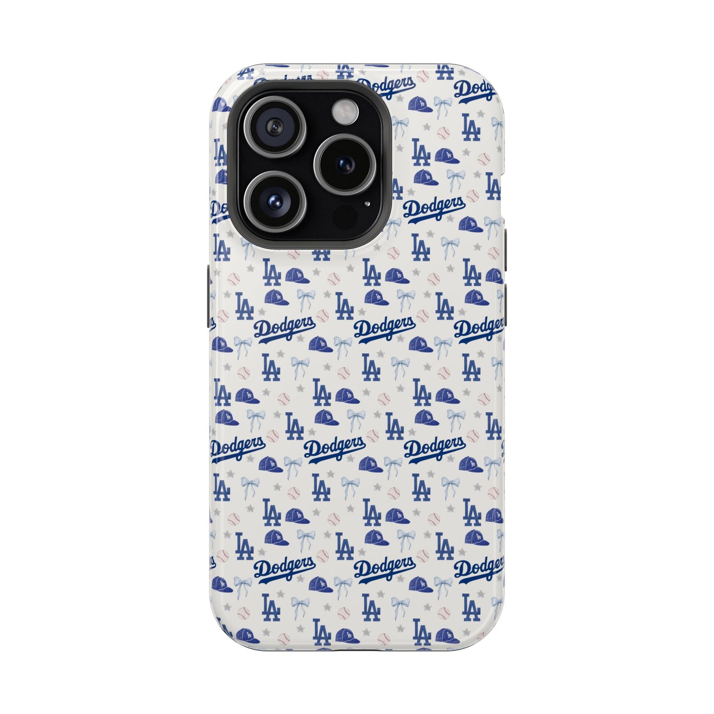 Los Angeles Dodgers Pattern Magnetic Impact-Resistant Phone Case