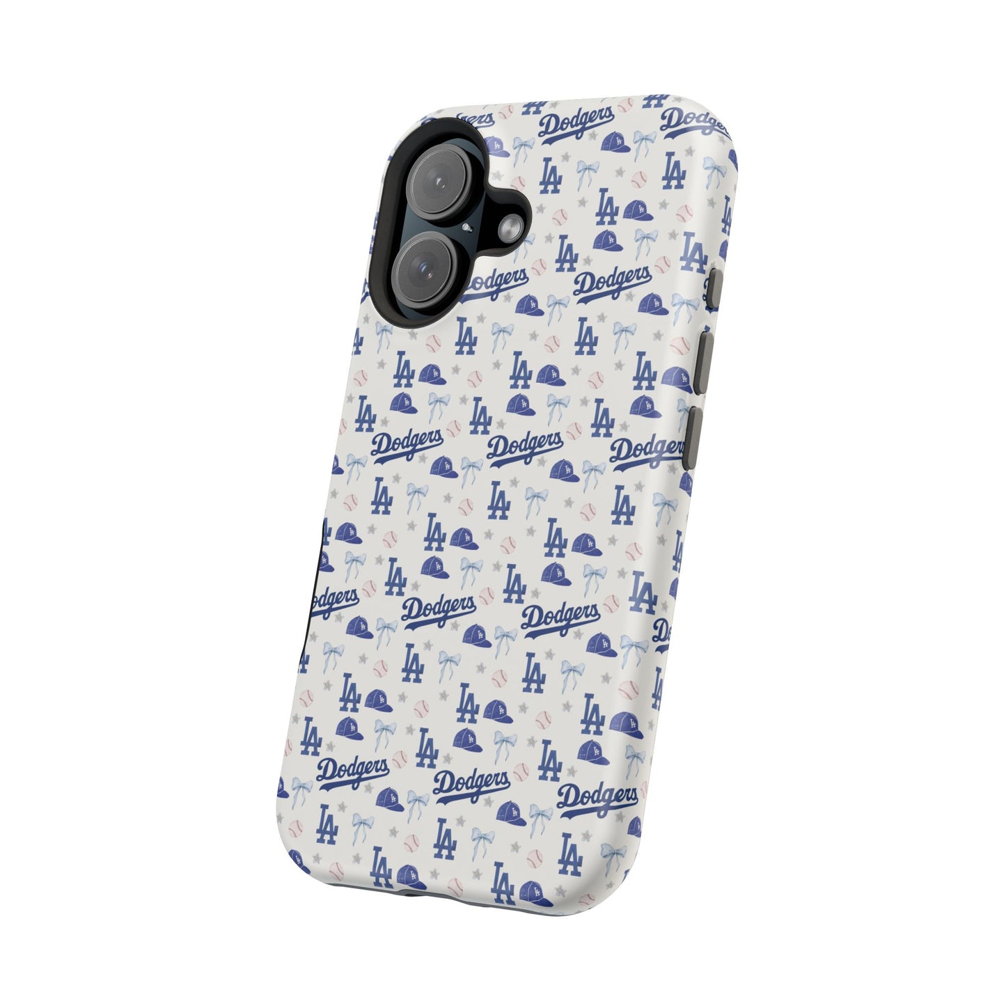 Los Angeles Dodgers Pattern Magnetic Impact-Resistant Phone Case