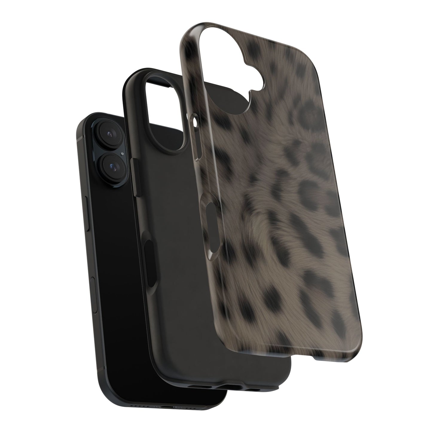 Leopard Print Tough Phone Case — Animal-Print Phone Cover