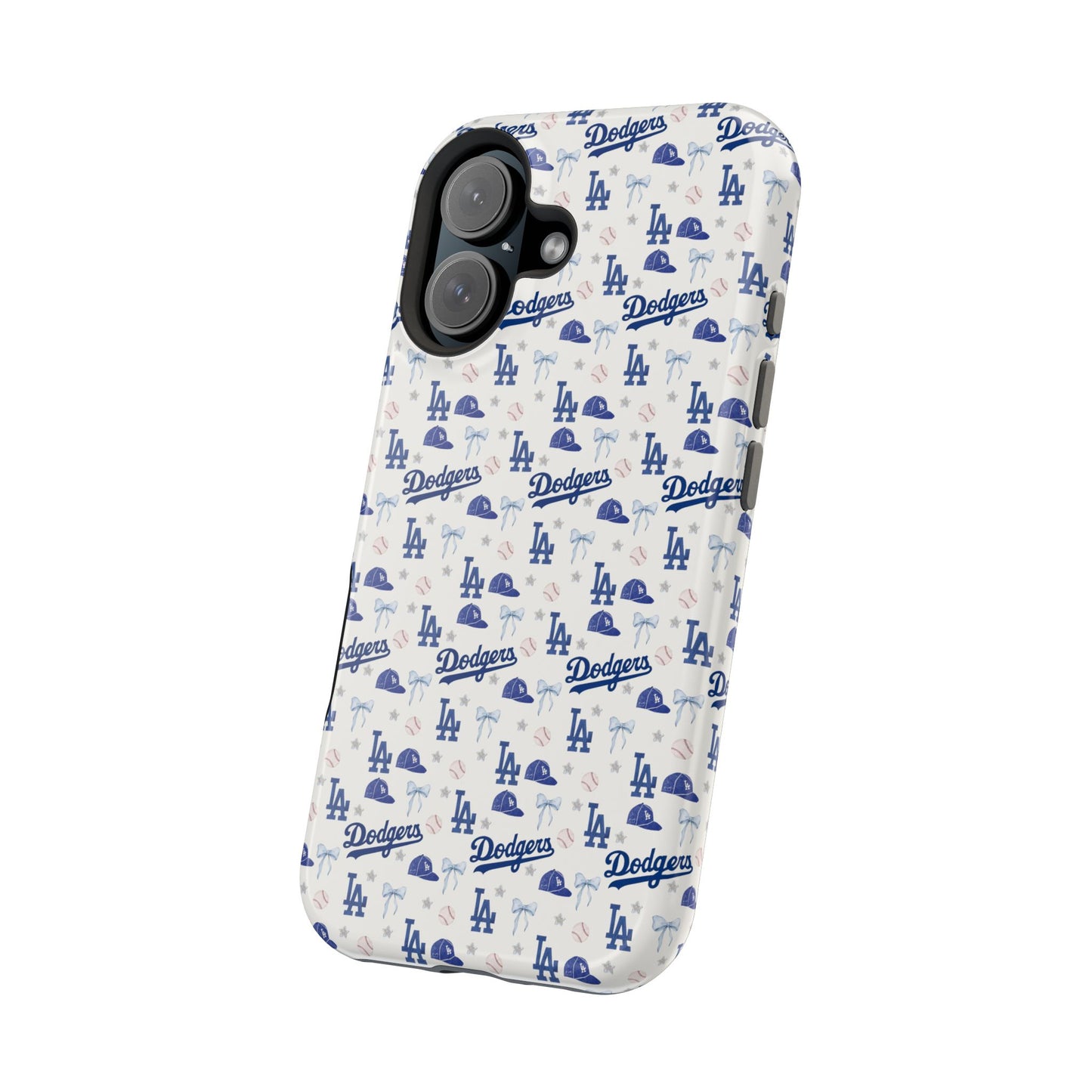 Los Angeles Dodgers Pattern Magnetic Impact-Resistant Phone Case