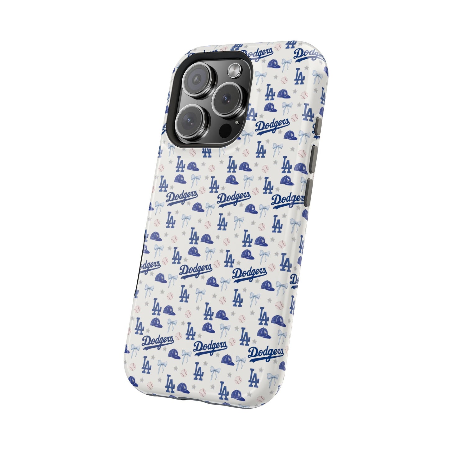 Los Angeles Dodgers Pattern Magnetic Impact-Resistant Phone Case