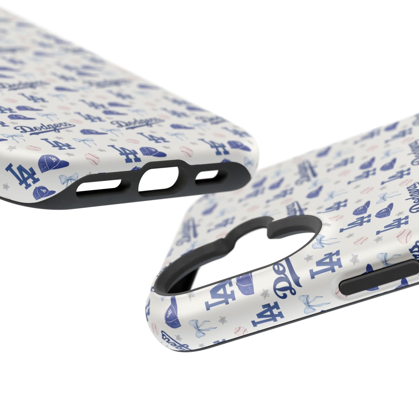 Los Angeles Dodgers Pattern Magnetic Impact-Resistant Phone Case