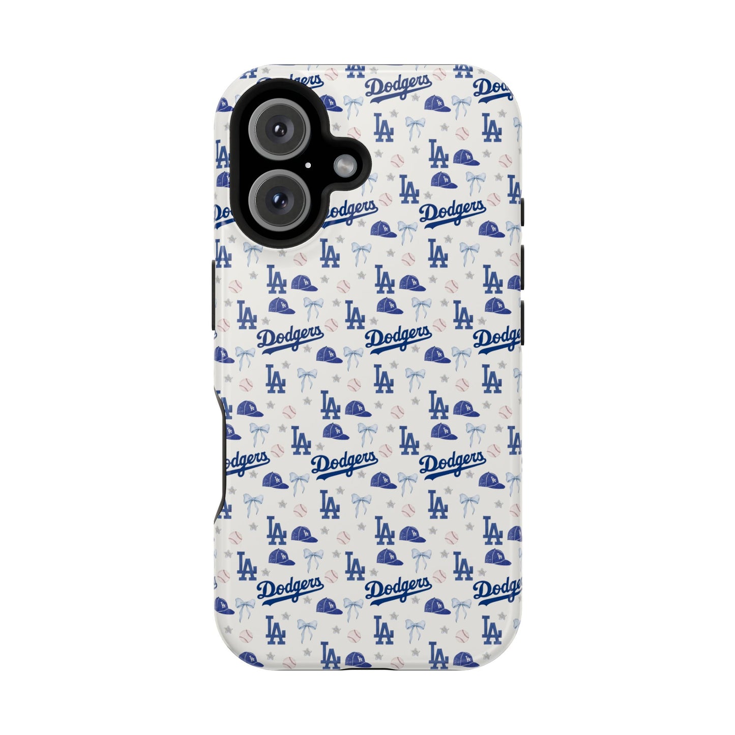 Los Angeles Dodgers Pattern Magnetic Impact-Resistant Phone Case