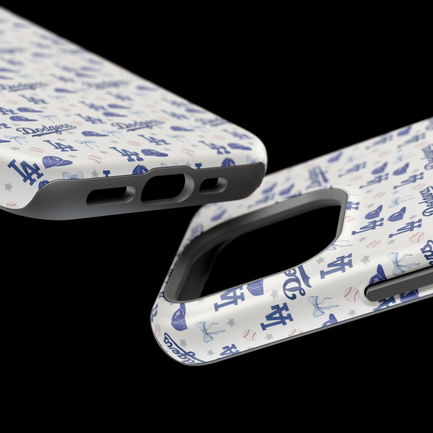 Los Angeles Dodgers Pattern Magnetic Impact-Resistant Phone Case