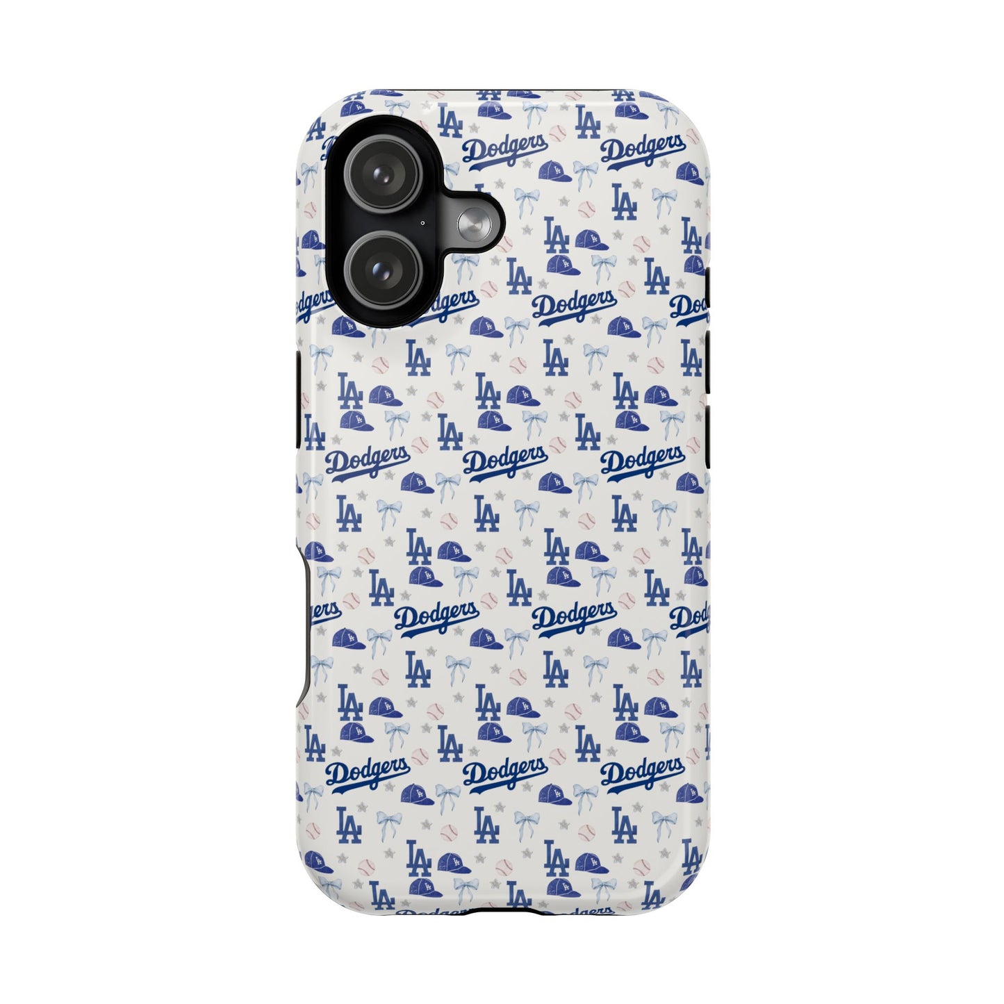 Los Angeles Dodgers Pattern Magnetic Impact-Resistant Phone Case
