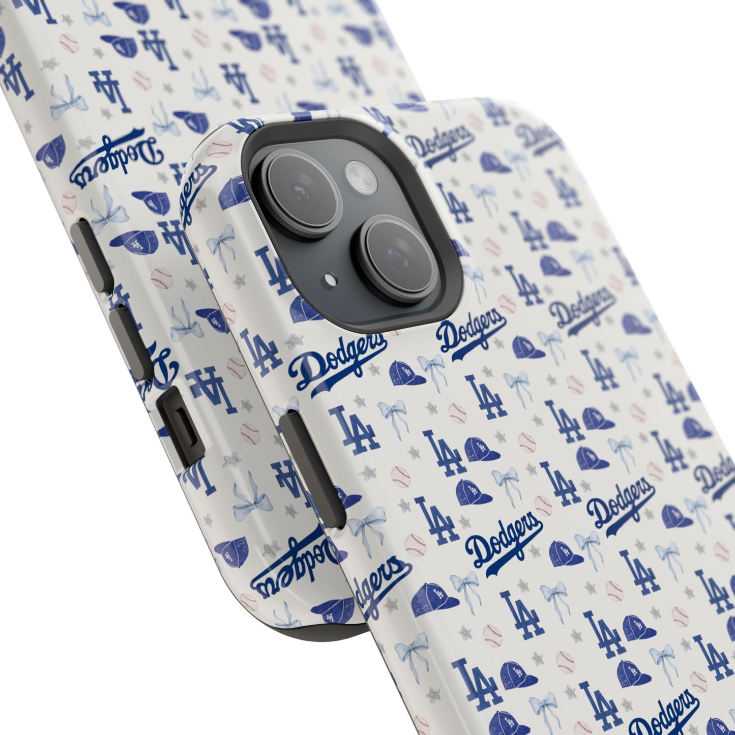 Los Angeles Dodgers Pattern Magnetic Impact-Resistant Phone Case
