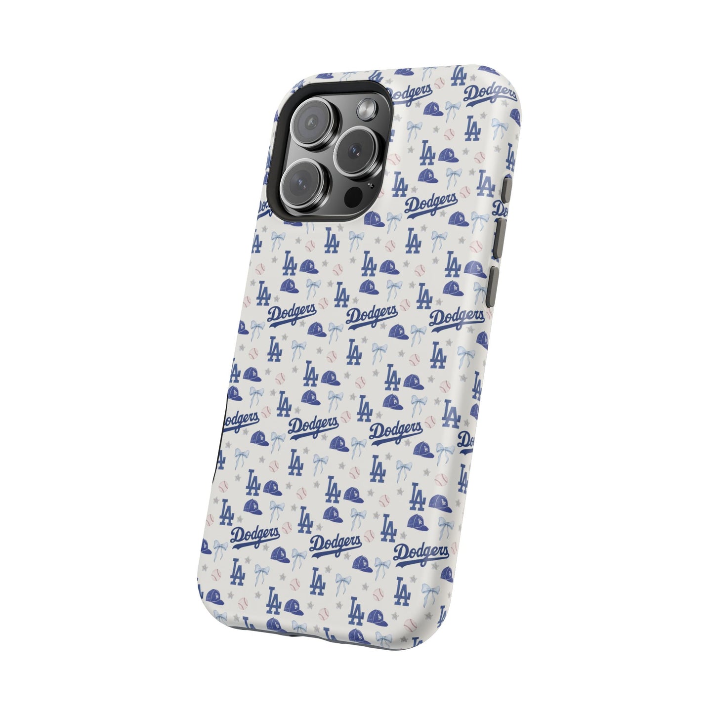 Los Angeles Dodgers Pattern Magnetic Impact-Resistant Phone Case