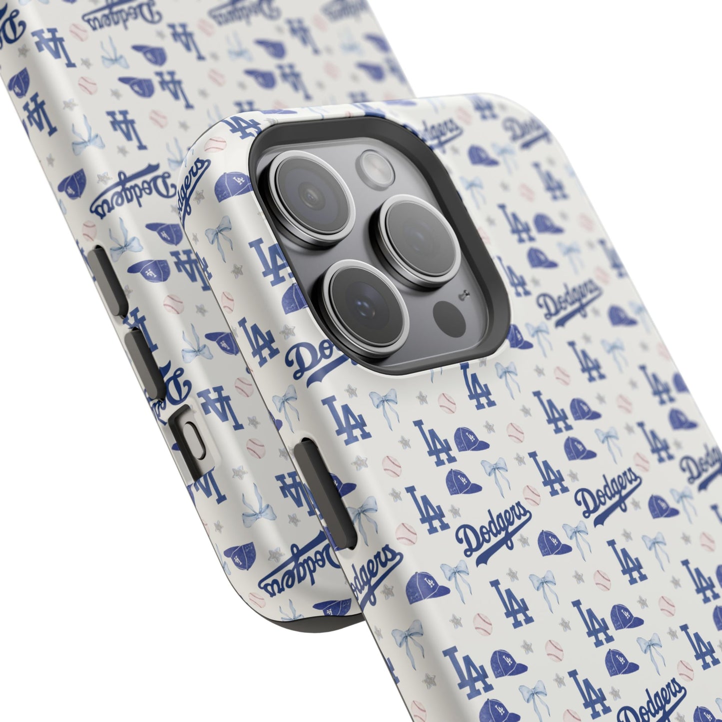 Los Angeles Dodgers Pattern Magnetic Impact-Resistant Phone Case