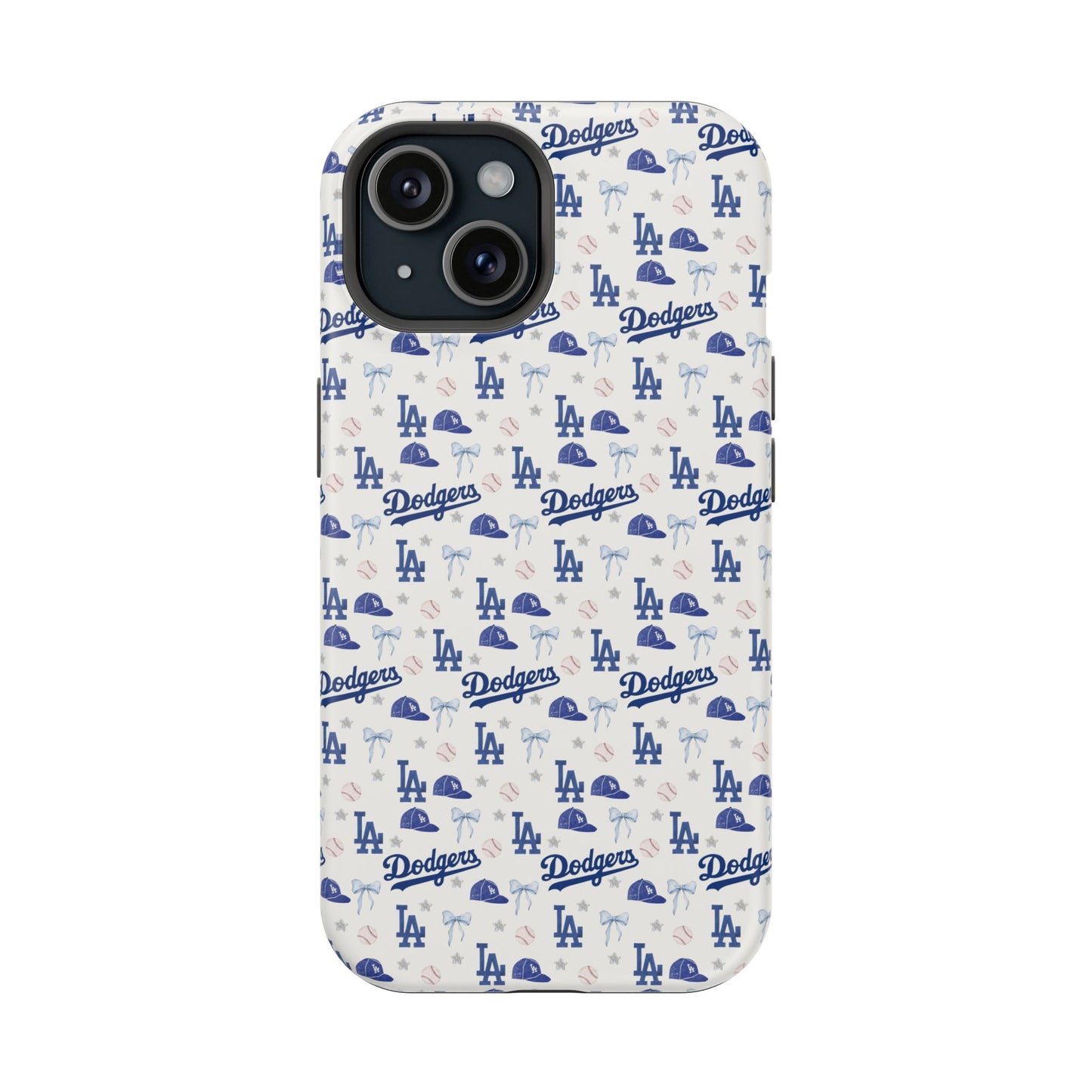 Los Angeles Dodgers Pattern Magnetic Impact-Resistant Phone Case