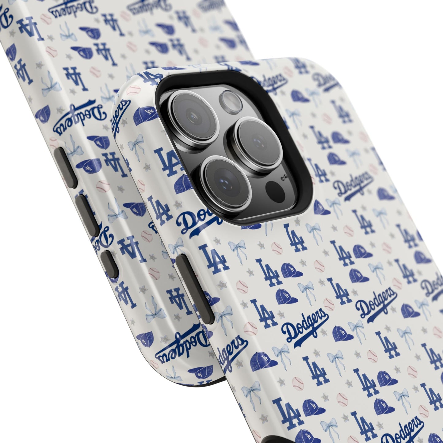 Los Angeles Dodgers Pattern Magnetic Impact-Resistant Phone Case