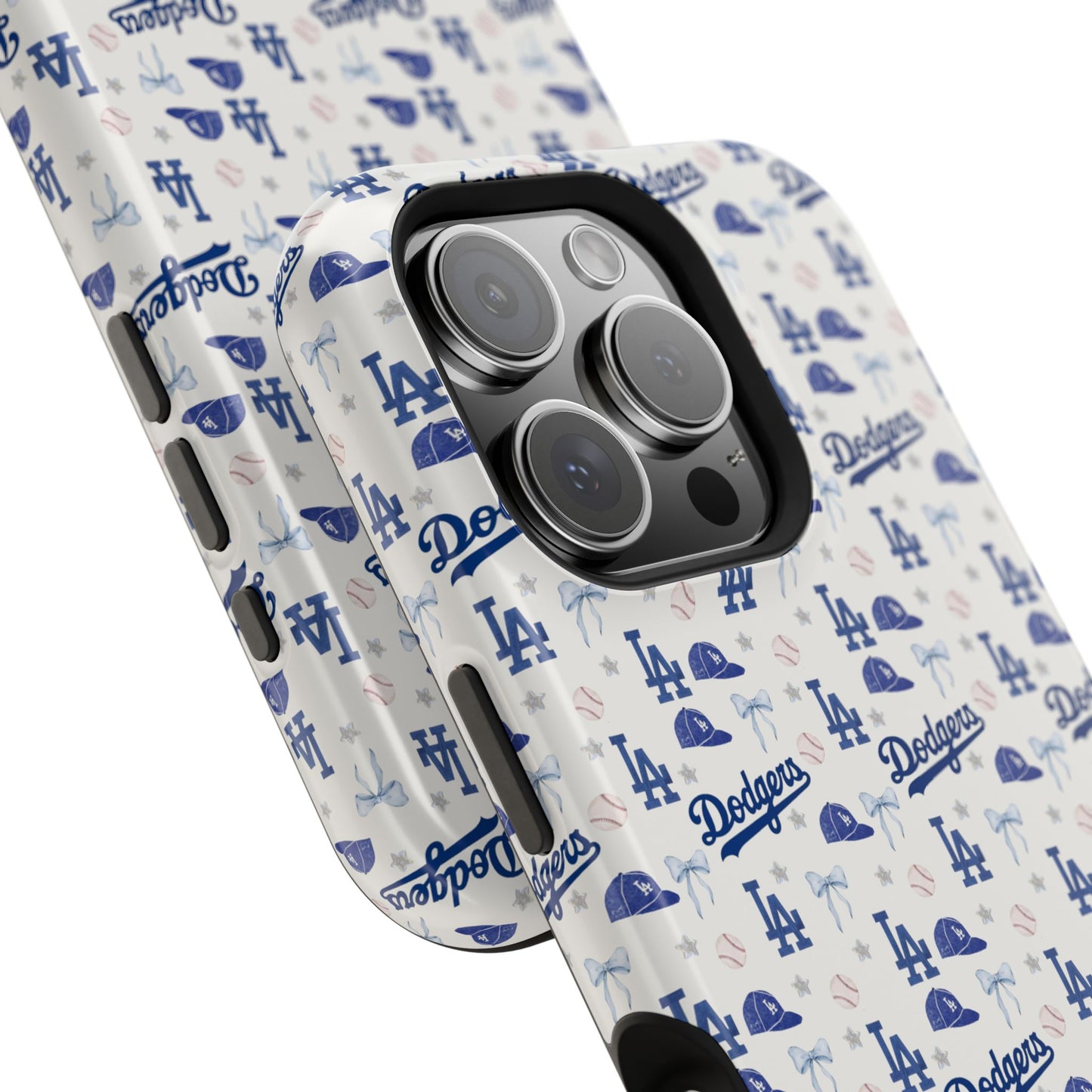 Los Angeles Dodgers Pattern Magnetic Impact-Resistant Phone Case