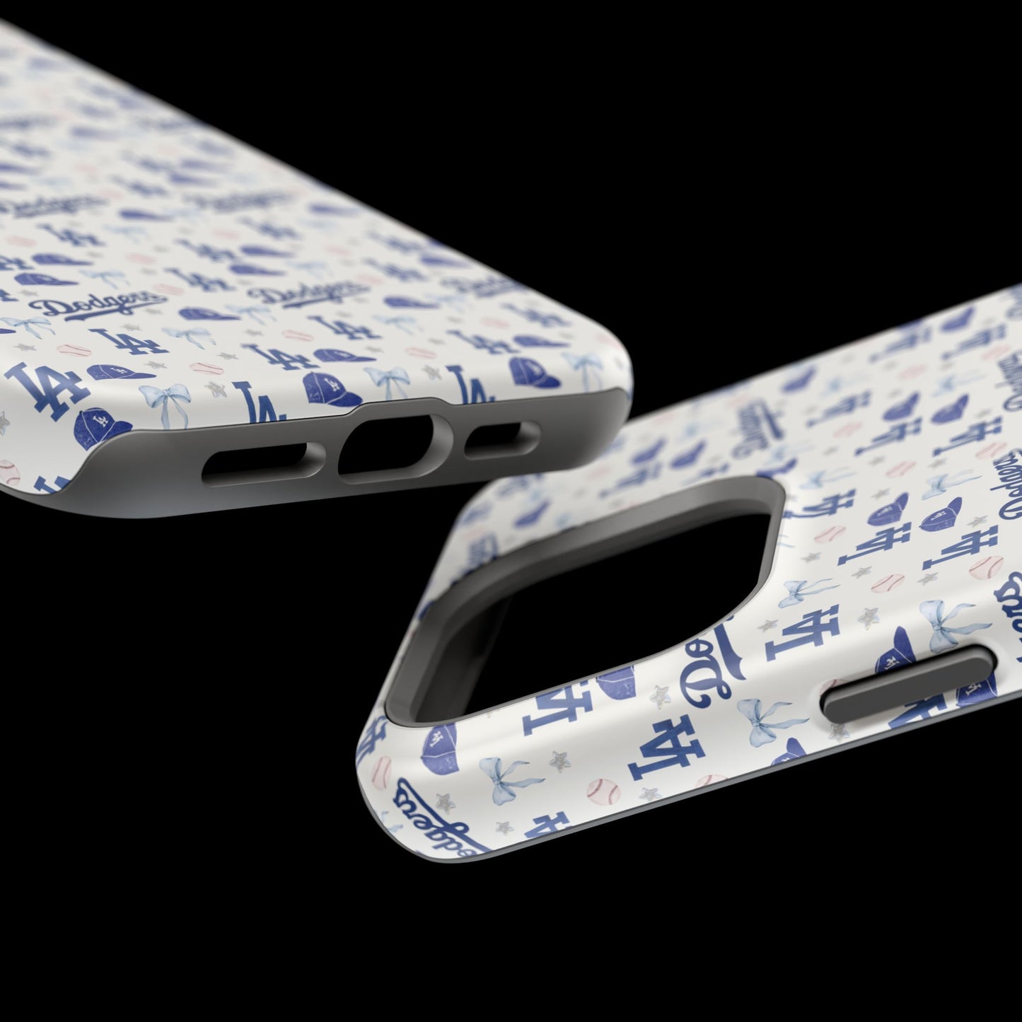 Los Angeles Dodgers Pattern Magnetic Impact-Resistant Phone Case