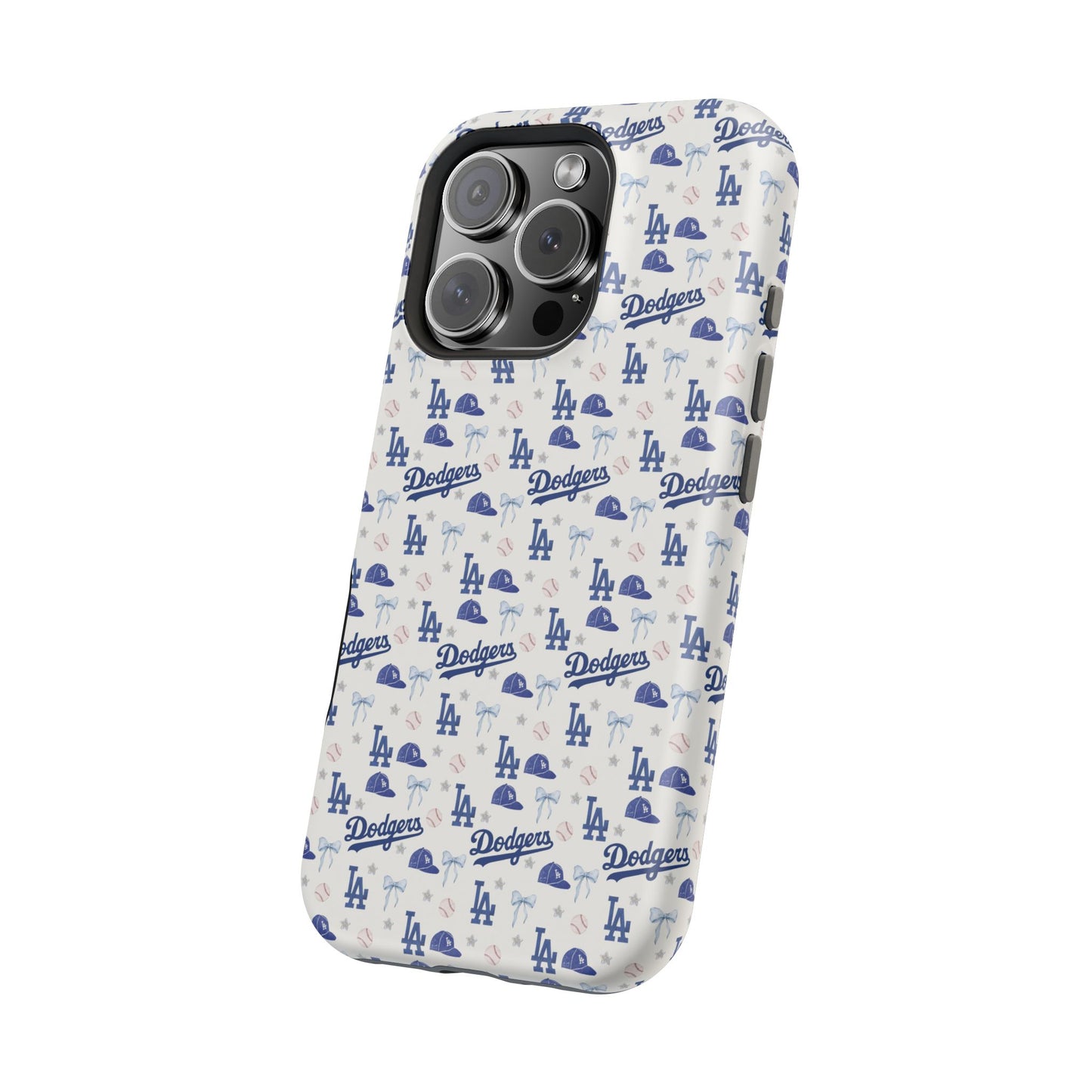 Los Angeles Dodgers Pattern Magnetic Impact-Resistant Phone Case