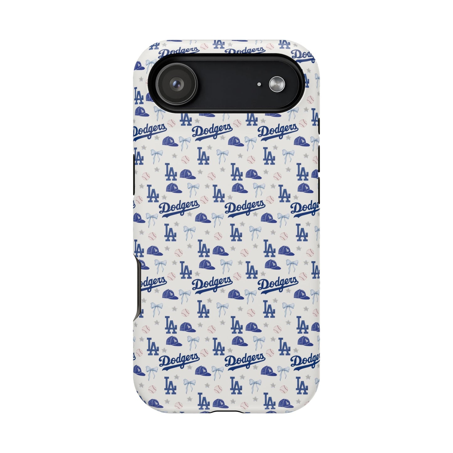 Los Angeles Dodgers Pattern Magnetic Impact-Resistant Phone Case