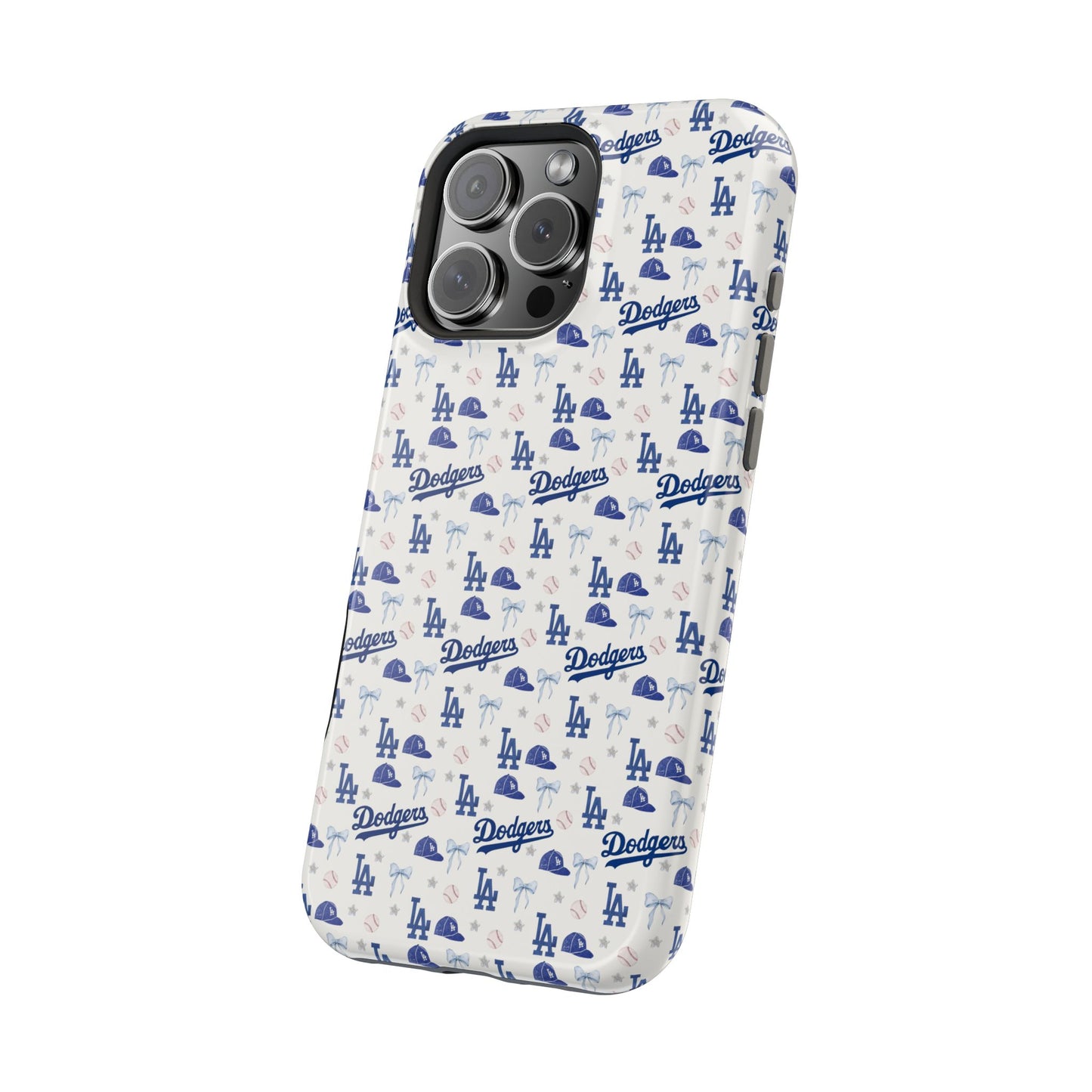 Los Angeles Dodgers Pattern Magnetic Impact-Resistant Phone Case