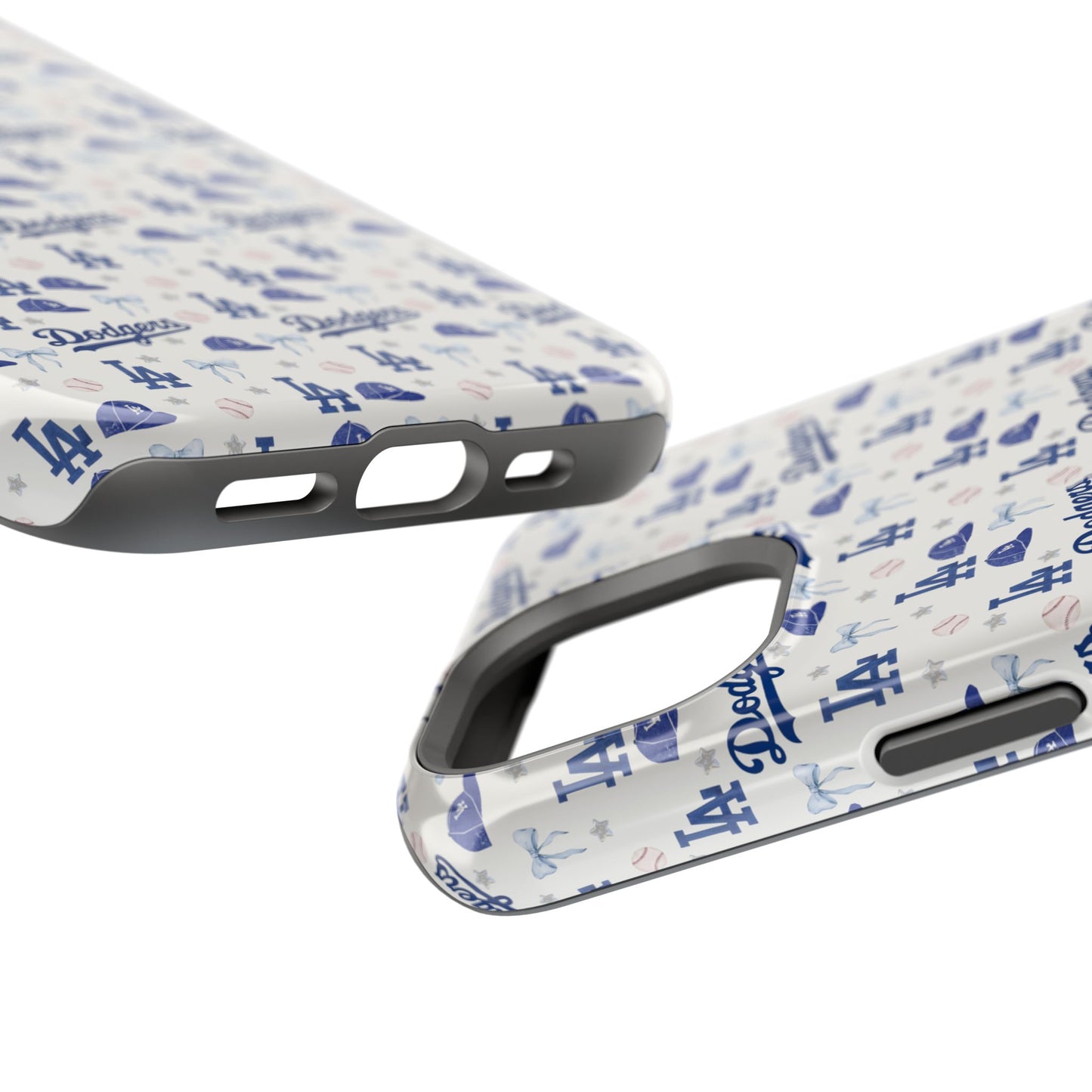 Los Angeles Dodgers Pattern Magnetic Impact-Resistant Phone Case