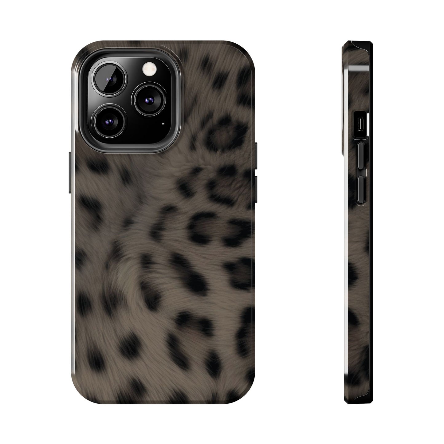 Leopard Print Tough Phone Case — Animal-Print Phone Cover