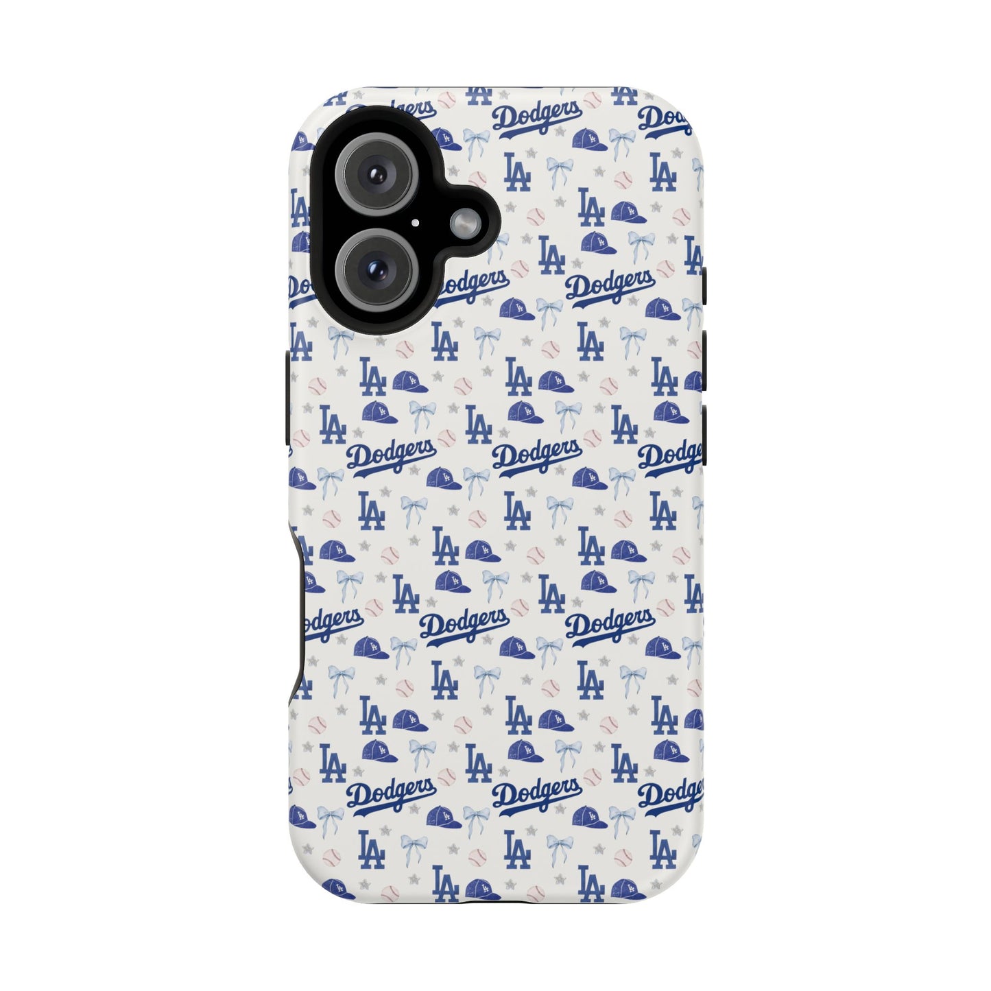 Los Angeles Dodgers Pattern Magnetic Impact-Resistant Phone Case