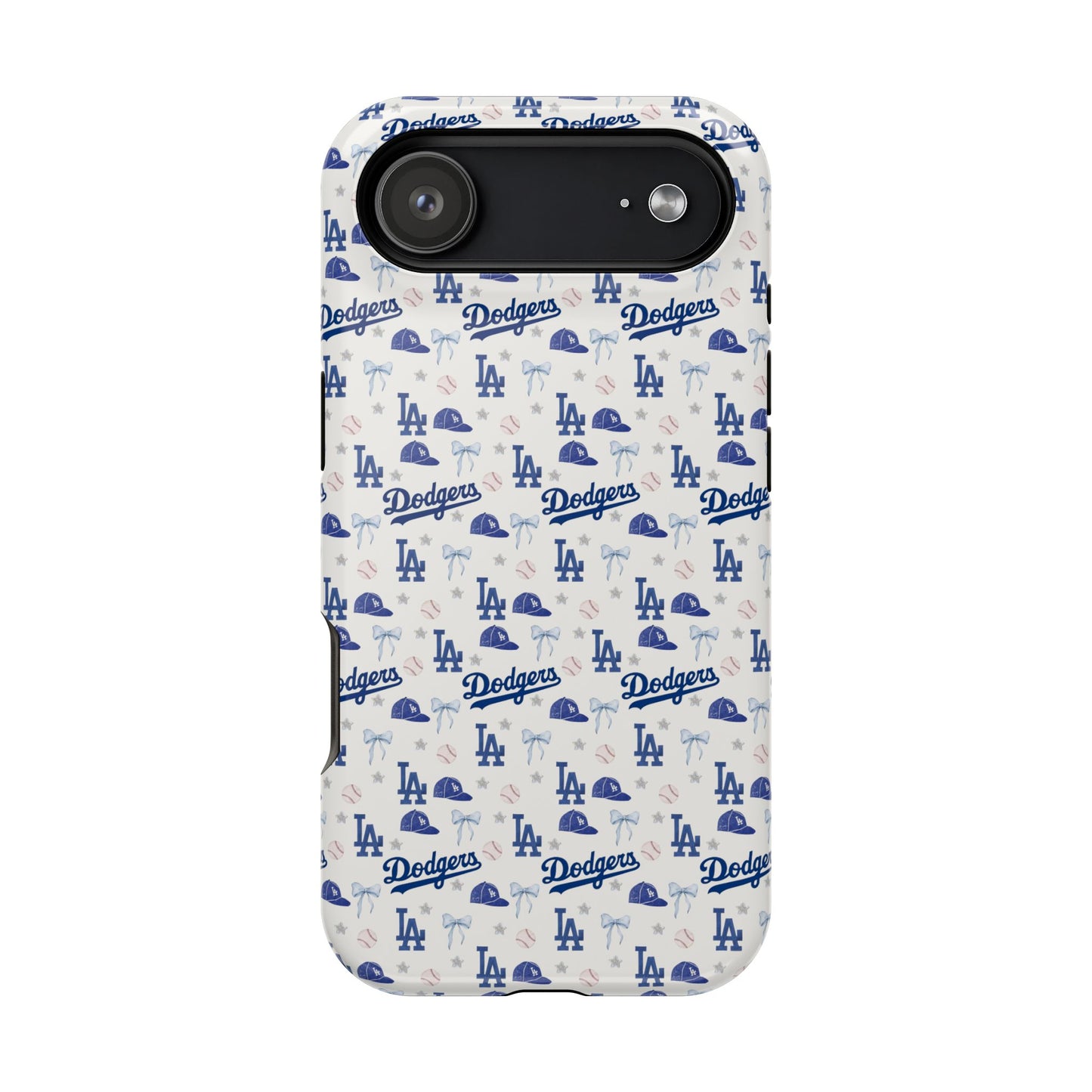 Los Angeles Dodgers Pattern Magnetic Impact-Resistant Phone Case