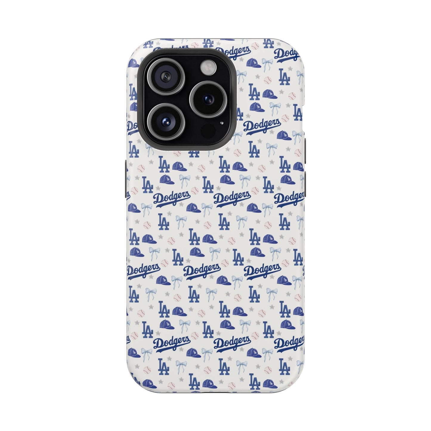 Los Angeles Dodgers Pattern Magnetic Impact-Resistant Phone Case