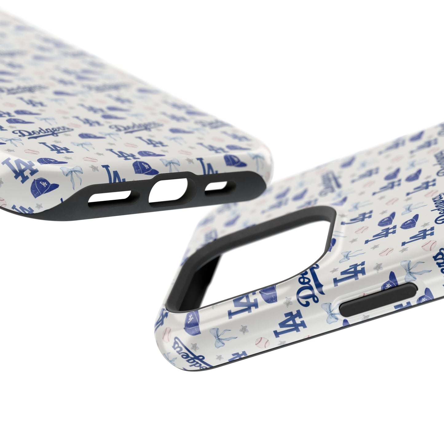 Los Angeles Dodgers Pattern Magnetic Impact-Resistant Phone Case