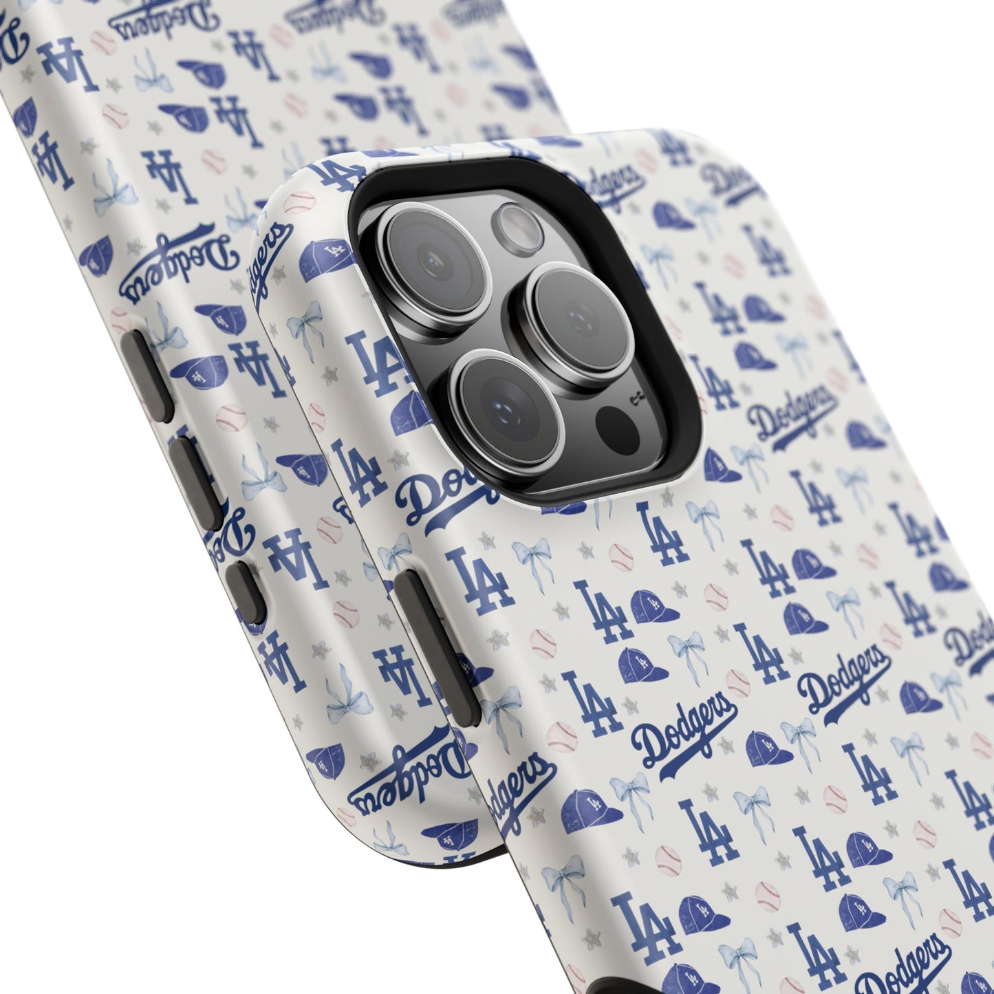 Los Angeles Dodgers Pattern Magnetic Impact-Resistant Phone Case