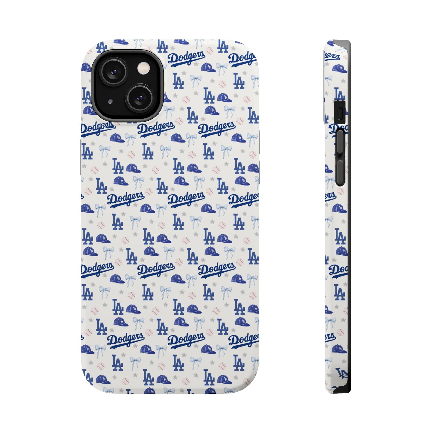 Los Angeles Dodgers Pattern Magnetic Impact-Resistant Phone Case