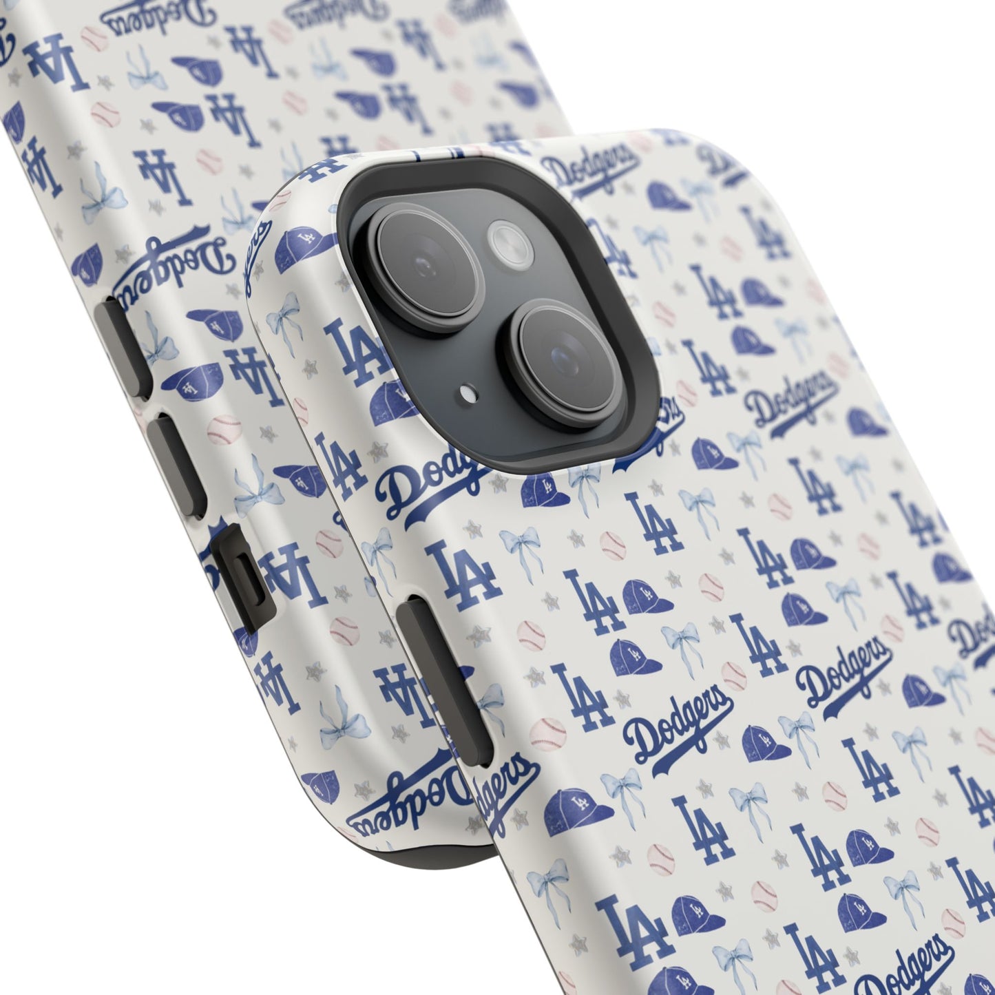 Los Angeles Dodgers Pattern Magnetic Impact-Resistant Phone Case