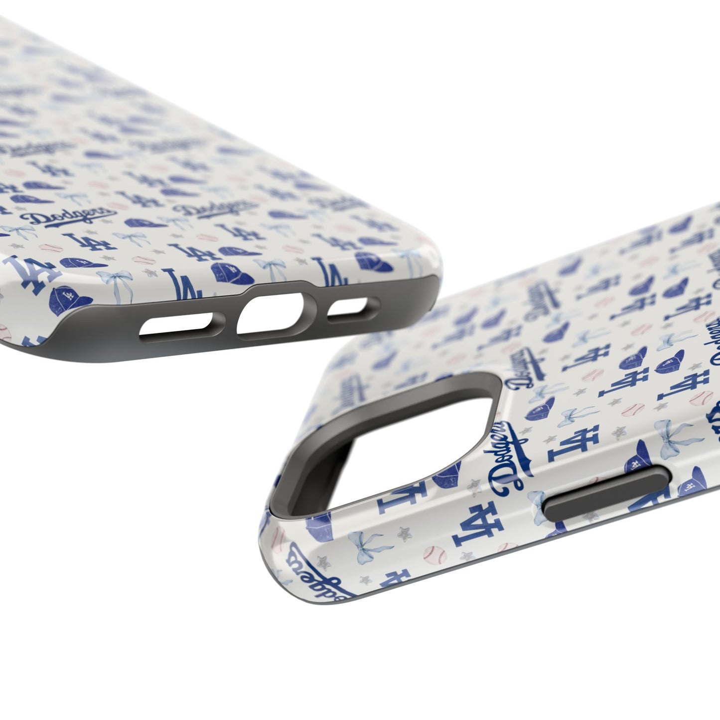 Los Angeles Dodgers Pattern Magnetic Impact-Resistant Phone Case