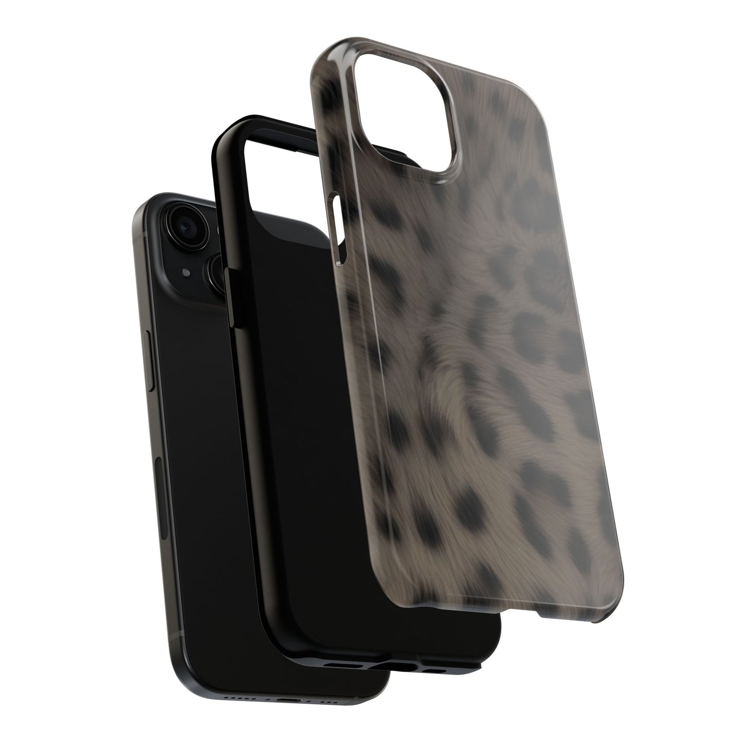 Leopard Print Tough Phone Case — Animal-Print Phone Cover