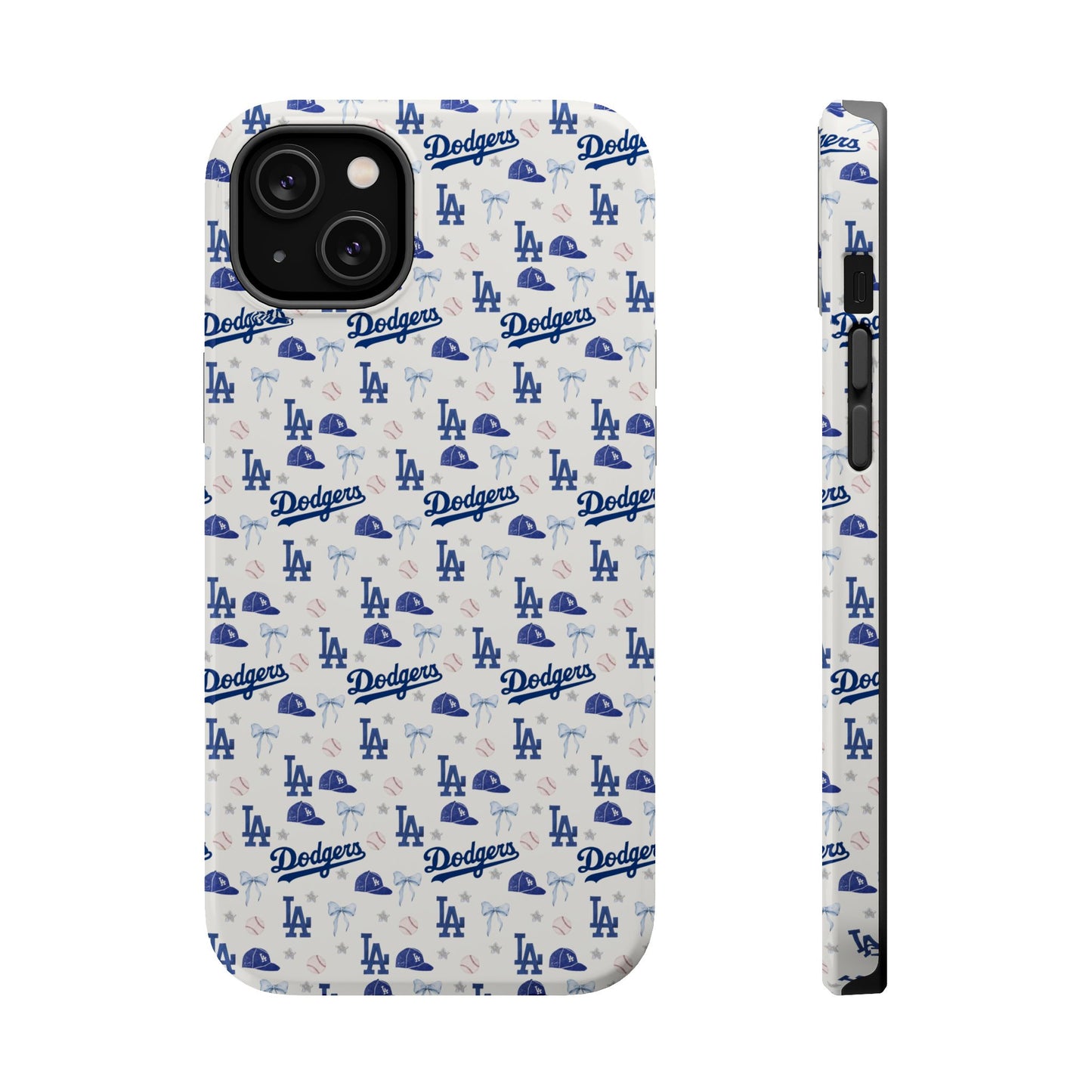 Los Angeles Dodgers Pattern Magnetic Impact-Resistant Phone Case