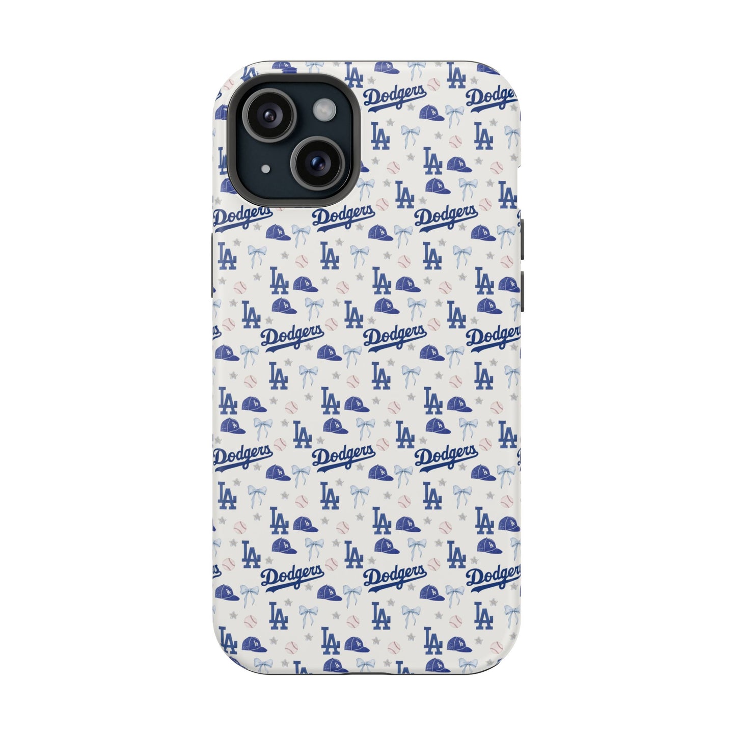 Los Angeles Dodgers Pattern Magnetic Impact-Resistant Phone Case