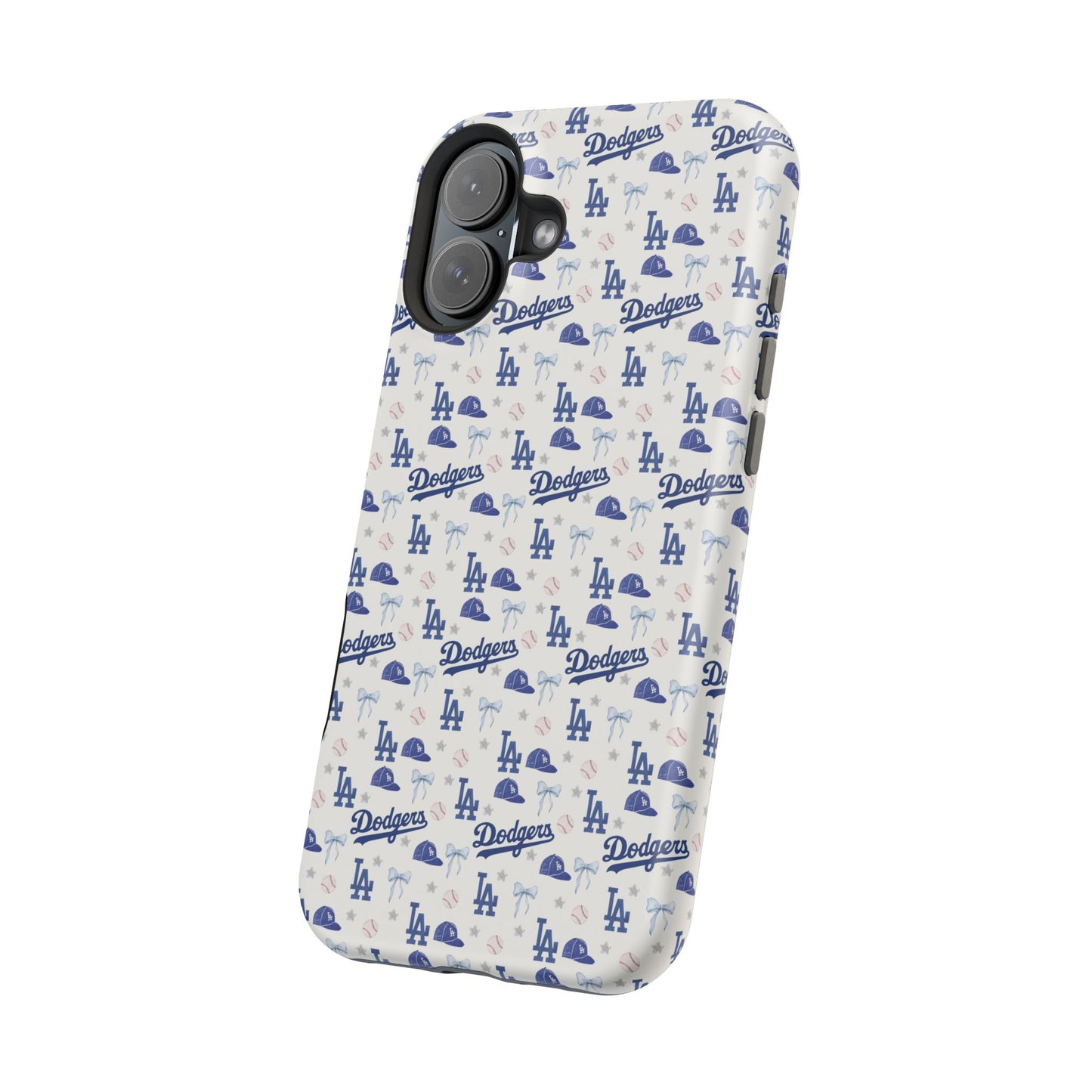 Los Angeles Dodgers Pattern Magnetic Impact-Resistant Phone Case