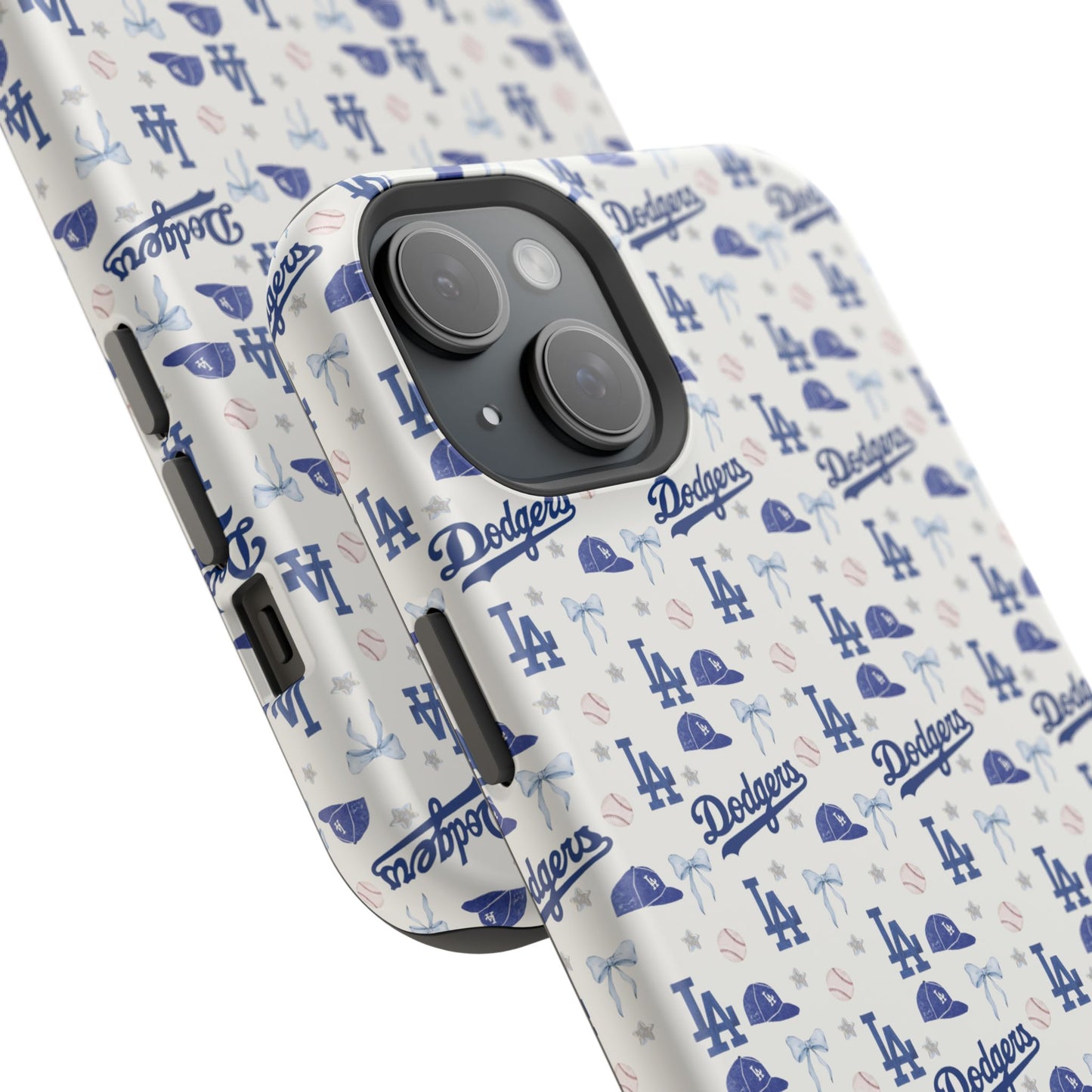 Los Angeles Dodgers Pattern Magnetic Impact-Resistant Phone Case
